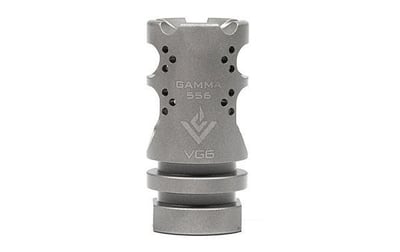 VG6 Precision Gamma 556 Compensator - Bead Blast Stainless - 1/2x28 - $63.99