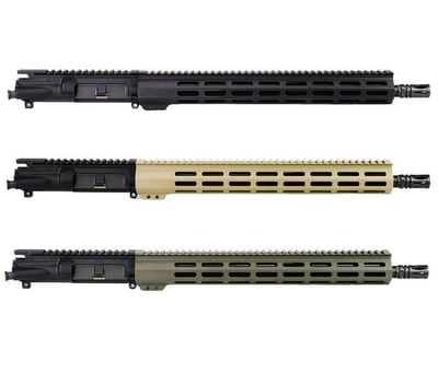 16" 5.56 Gov / SOCOM Mid length M-LOK AR 15 Upper Assembly (Black) - $199.95 