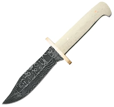 Bear & Son Cutlery Damascus Baby Bowie Knife - $64.97 (Free Shipping over $50)