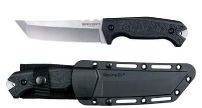 Cold Steel Medium Warcraft Tanto / 10-1/8" Overall / 5.5" Blade / 5MM Thick / 4034 Steel/GFN Handle/Secure-EX Sheath, Black - $71.07 (Free S/H over $25)