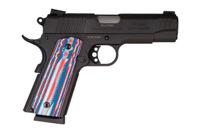 Taurus 1911 Commander 45 ACP Pistol with Stars and Stripes Grips (Blemished) - $419.99 (Free S/H on Firearms)