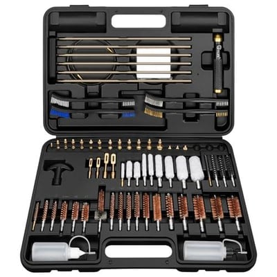 40% off CVLIFE Gun Cleaning Kit, Rifle Cleaning Kit with Gun Cleaning Rods Brass Jags Bronze Brushes and Cotton Mops, Gun Cleaning Set Fit .17 to 12GA w/code WTJDUV2Y - $41.99 + FREE Shipping