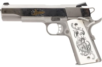 Springfield 1911 Garrison Stainless 45 ACP Patriot Engraved Pistol - $949 (Free S/H on Firearms)