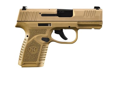 FN Reflex Flat Dark Earth 9mm 3.3" Barrel 10-Rounds - $339.97 (Add To Cart) 