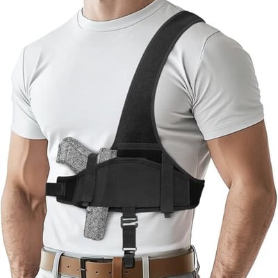 EZshoot Ambidextrous Universal Concealed Carry Holster Compatible with Glock, Ruger, Sig, M&P Shield 9mm and More - $13.19 w/code "YTDFPP62" + FREE Shipping