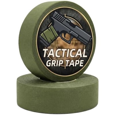 2 Rolls Magsaddle Gun Grip Tape, Non-Reflective, No Residue Goon Grip Tactical Tape (FDE, OD Green, Coyote, Black) - $7.99 + FREE Shipping