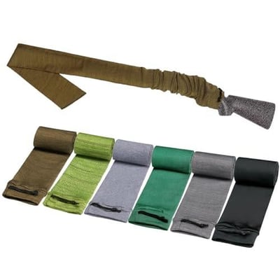40% off CVLIFE 6-Pack Gun Socks for Rifles & Shotguns, 54" x 4" Silicone Treated Knit Rifle Socks, Gun Sleeve Rifle Accessories for Storage Hunting and Shooting, Flexible Fit with or Without Scopes w/code PAC79C5R - $14.99 + FREE Shipping
