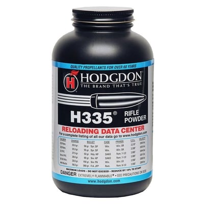 Hodgdon H335 Rifle Powder - 1 lb. - $39.99 + $25.50 Additional Shipping Charge or Free Pickup in Store