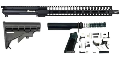 Rifle Build Kit - .22LR BG Complete 16" Upper Receiver 15" BX M-LOK HG M4 6-Positon Stock Kit BN LPK - $301.65 after code: GIFT20 