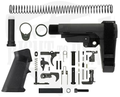 BN SBA3 Pistol Lower Build Kit - Adjustable Pistol Brace - $125.95 after Code: DOGDAYS10 