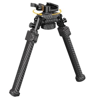 50% off CVLIFE 30% Carbon Fiber Rifle Bipod Picatinny Bipod for Rifle Quick Release 360 Degrees Swivel and Tiltable Stable for Outdoors w/code 8SLWVWEM + FREE Shipping