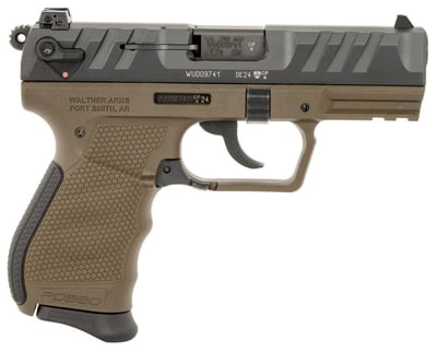 Walther Arms PD380 .380 ACP 3.70" Pistol 9rds, Military Green - Durable and Compact - $279.99 