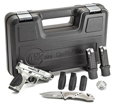 Smith & Wesson M&P 2.0 OR Spec Series Kit 9mm Pistol, Bull Shark Grey - 13625 - $519.99 