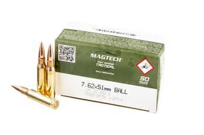 Magtech 762A Tactical 7.62x51mm NATO 147 gr FMJ Rifle Ammo - 400 Rounds - 762A - $309.95 