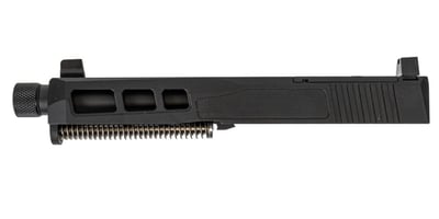 PSA Dagger Complete SW1 RMR Slide Assembly With Threaded Barrel, Black DLC (Rear Sight Rear) - $179.99
