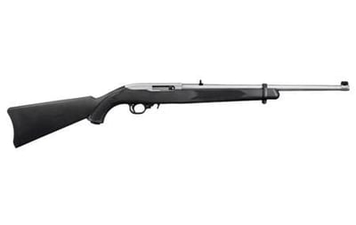 Ruger 10/22 Carbine .22 LR Rifle, Black/Stainless - 1256 - $249.99