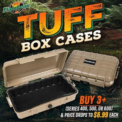 Flambeau Tuff Military-Grade Box Cases – Flash Sale - $9.99 (Free S/H over $25)