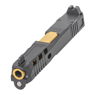 PSA Dagger Complete SWRV2 RMR Slide Assembly With TiN Non-Threaded Barrel, Black - $189.99