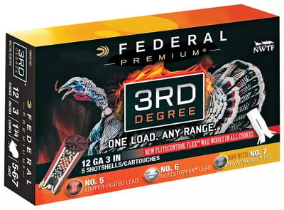 Federal Premium 3rd Degree with HEAVYWEIGHT TSS Shotgun Shells - 20 Gauge - 5rd - $25.99 (Free Ship to Store (Free S/H over $50)