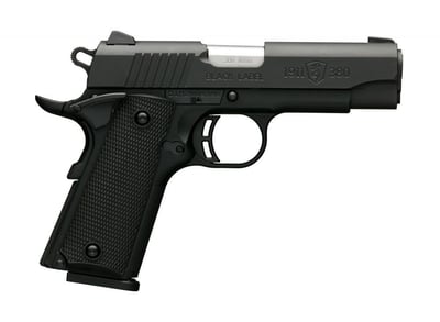 BROWNING FIREARMS 1911-380 380 ACP 3.6in Black 8rd - $551.17 (Free S/H on Firearms)