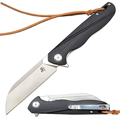 Sitivien ST103 Folding Knife, D2 Steel Blade+G10 Handle Pocket Knife, EDC Tool Knife for Outdoor, Camping, Hunting, - $26.99 (Free S/H over $25)