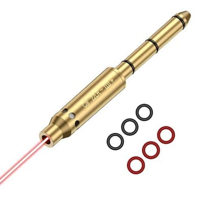 Tipfun .22LR Red Laser Bore Sight End Barrel Laser Boresighter Easy to Fit Revolvers Pistols Rifle and Air Guns - $5.27 Ater Code"WKB5K202" (Free S/H over $25)