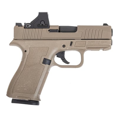 PSA Dagger Micro 9mm Pistol - Shield Cut, Non Threaded Barrel, Flat Dark Earth w/Raven Optic 3MOA - $399.99
