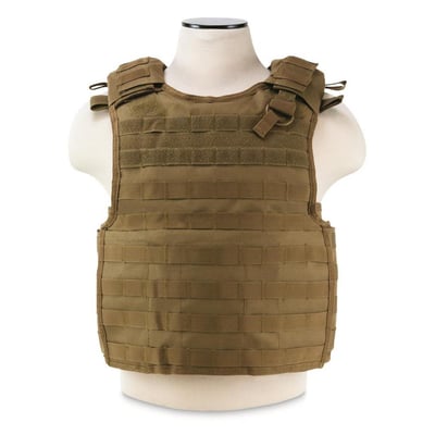 VISM By NcSTAR Quick-Release Plate Carrier Vest (Green, Tan) - $65.99 (Buyer’s Club price shown - all club orders over $49 ship FREE)