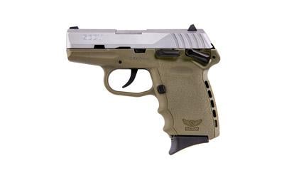 SCCY CPX1 9mm 3.1" 10 Rnd 3 Dot Satin/FDE - $249.99  (Free S/H over $49)