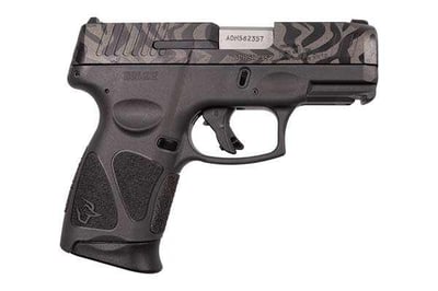 Taurus 9mm 3.20" Barrel 3-12Rnd Mags Gray Steel Zebra Cerakote - $187.36 