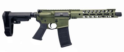 Lead Star Arms Grunt Pistol - 10.5" 5.56 NATO w/ 11" Handguard, Sniper Green - $799.99 