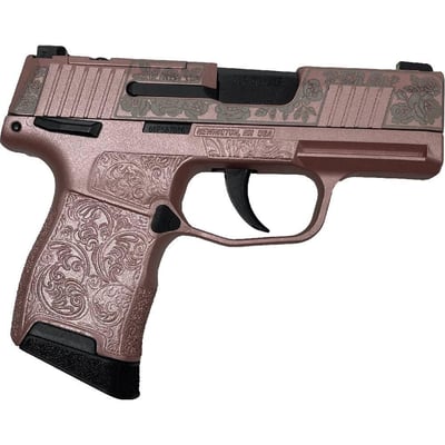 Sig Sauer P365 Optic-Ready Rose Gold & Roses 9mm 3.10" 10rds, Rose Gold - $623.99 