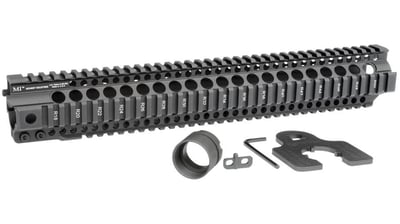 Midwest Industries 15in Combat Rail T-Series One Piece Free Float Handguard MI-CRT-15.0 Color: Black, Finish: Type 3 Hard Coat Anodized - $197.95 w/code "OPGP10" (Free S/H over $49 + Get 2% back from your order in OP Bucks)