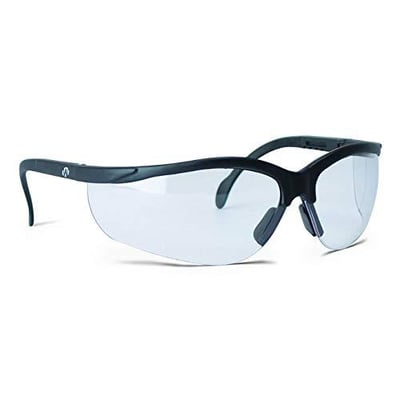Walker's Sport High-Grade Polycarbonate Lenses Half Frame Soft Rubber Nose Piece Adjustable Safety Shooting Glasses, Clear - $ + FREE Shipping