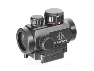 UTG Micro Red Dot Sight 30mm 1x Red and Green Dot with Quick-Detach Weaver/Picatinny-Style Mount Matte - $40.77 + Free Shipping