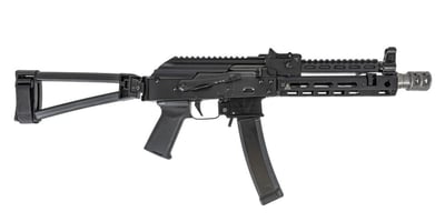 PSA AK-V 9mm MOE ALG Triangle Side Folding, Black With SA 8" Rail, Gas Tube And SA-2 Muzzle Brake - $1049.99