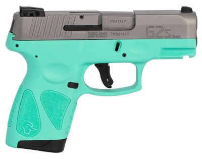 Taurus G2S Compact Pistol Cyan 9mm 3.2" Barrel 7rd - $229.99 (S/H $19.99 Firearms, $9.99 Accessories)