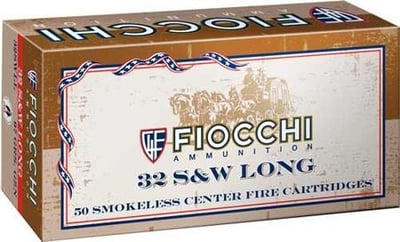 Fiocchi Shooting Dynamics .32 S&W Long 100 Gr LDWC Ammo 50 Rounds - $21.95