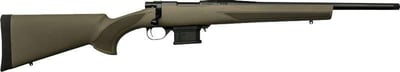 Howa M1500 Mini .350 LEGEND 16.25" Youth Rifle: Green, Heavy Barrel - $459.87 