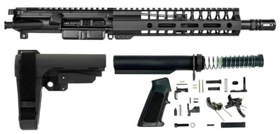 Pistol Build Kit - BG Complete 10.5" 300BLK Upper Receiver 9" M-LOK HG SB Brace BN LPK - $315.31 after code: MOM25 