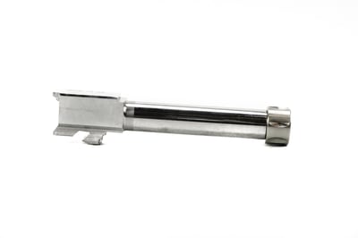 NBS Stainless Glock 19 9mm Barrel - Threaded - $49.95 