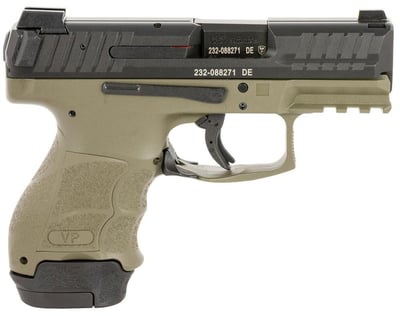 H&K VP9SK Green 9mm 3.39" Barrel 15-Rounds Manual Safety - $499.99 ($9.99 S/H on Firearms / $12.99 Flat Rate S/H on ammo)
