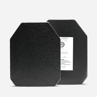 AR500 Level 3+ Body Armor Plates (Set of 2) (10″ x 12″) - $79 