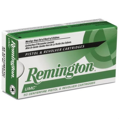 Remington UMC .38 Special 130-Gr. FMJ 50 Rounds - $17.99 (Free S/H over $50)