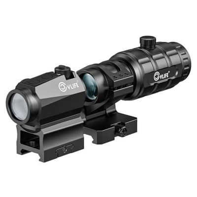 35% off CVLIFE EagleFeather S04 Red/Green Dot Sight & 3X Magnifier Combo Set, 2 MOA Motion Awake Red Dot Optics and Flip-to-Side Magnifier Kit, Absolute Co-Witness Mount w/code B9LGVHL2 - $116.99 + FREE Shipping