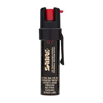 SABRE Defense Spray With Attachment Clip, 3-In-1 Formula - $7.99 (Free S/H over $25)