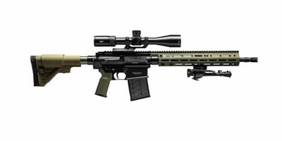 Heckler & Koch MR762A1 Long Rifle Package III, 7.62x51mm NATO, 16.50" Barrel, 1- 20 Round, Black w/ FDE, Rifle - $6170 (add to cart price)