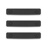 M-LOK Rail Covers - 3 inch length - 3 piece set - Black or FDE - $3.99 (Free S/H over $100)