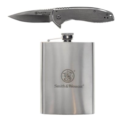 Smith & Wesson Executive 2.8 inch Folding Knife with Flask - $22.5  (Free S/H over $75 or Free store pickup)