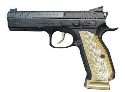 CZ SHADOW 2 Gold 9mm 19rd MS Optic Ready - $1299.99 (Free S/H on Firearms)